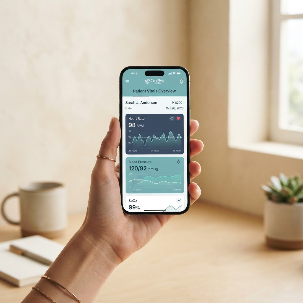 Clinical care companion — project mockup